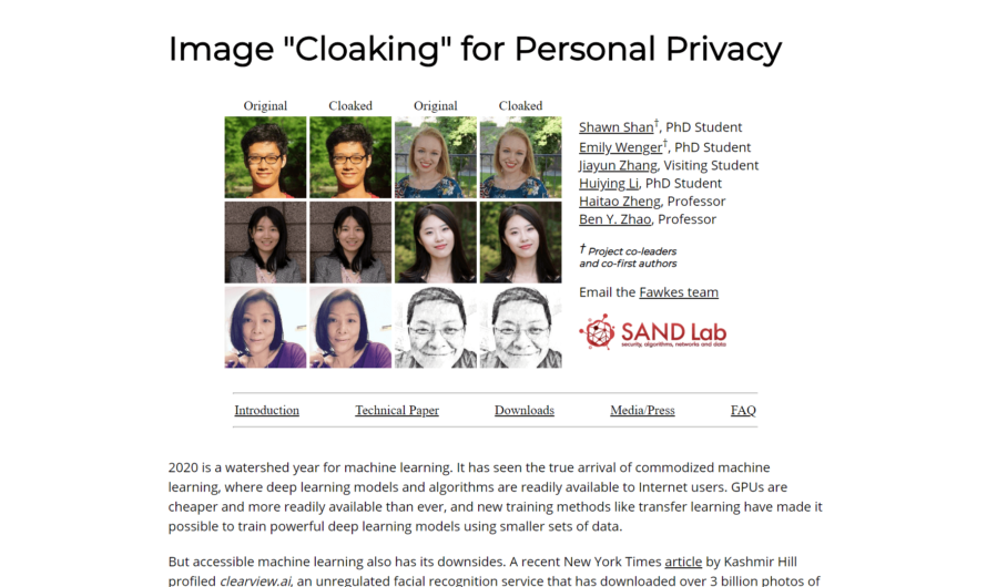 Сервис с машинным обучением защитит фотографии от распознавания лиц