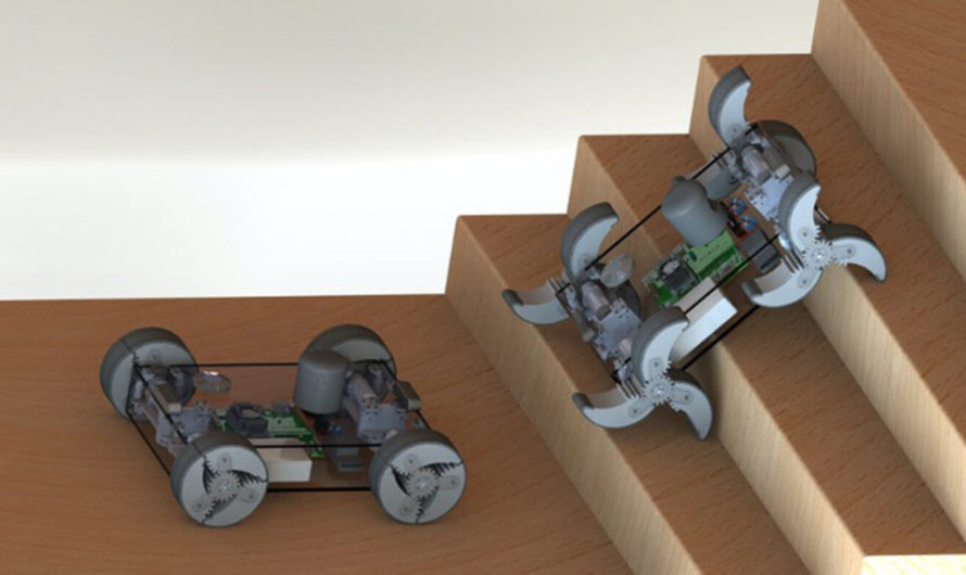 Учёные создали робота с колёсами, которые могут превращаться в ноги
