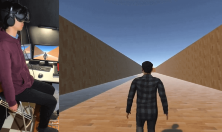 Ощущение ходьбы воспроизводит VR-симулятор