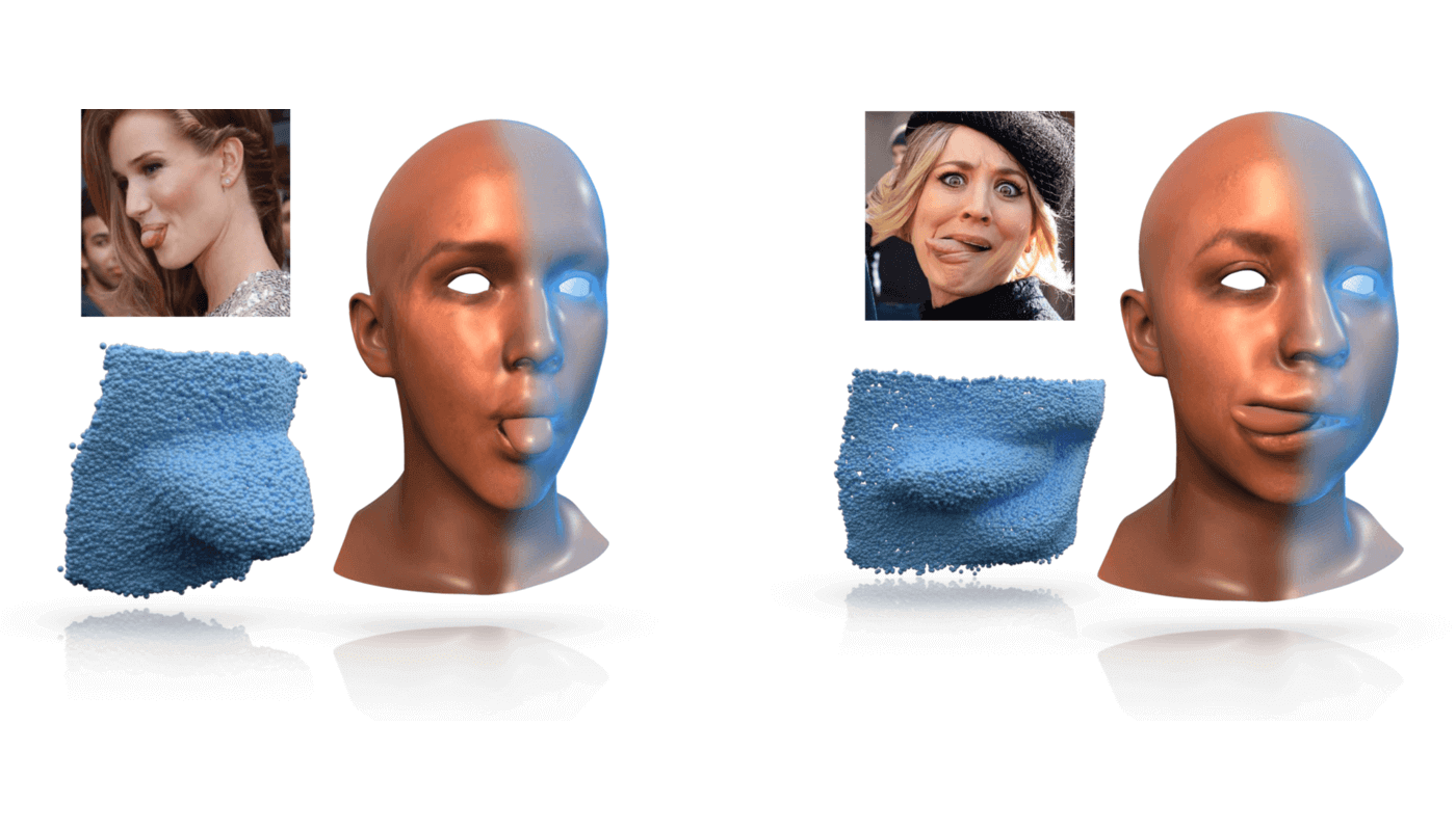 3D human tongue reconstruction