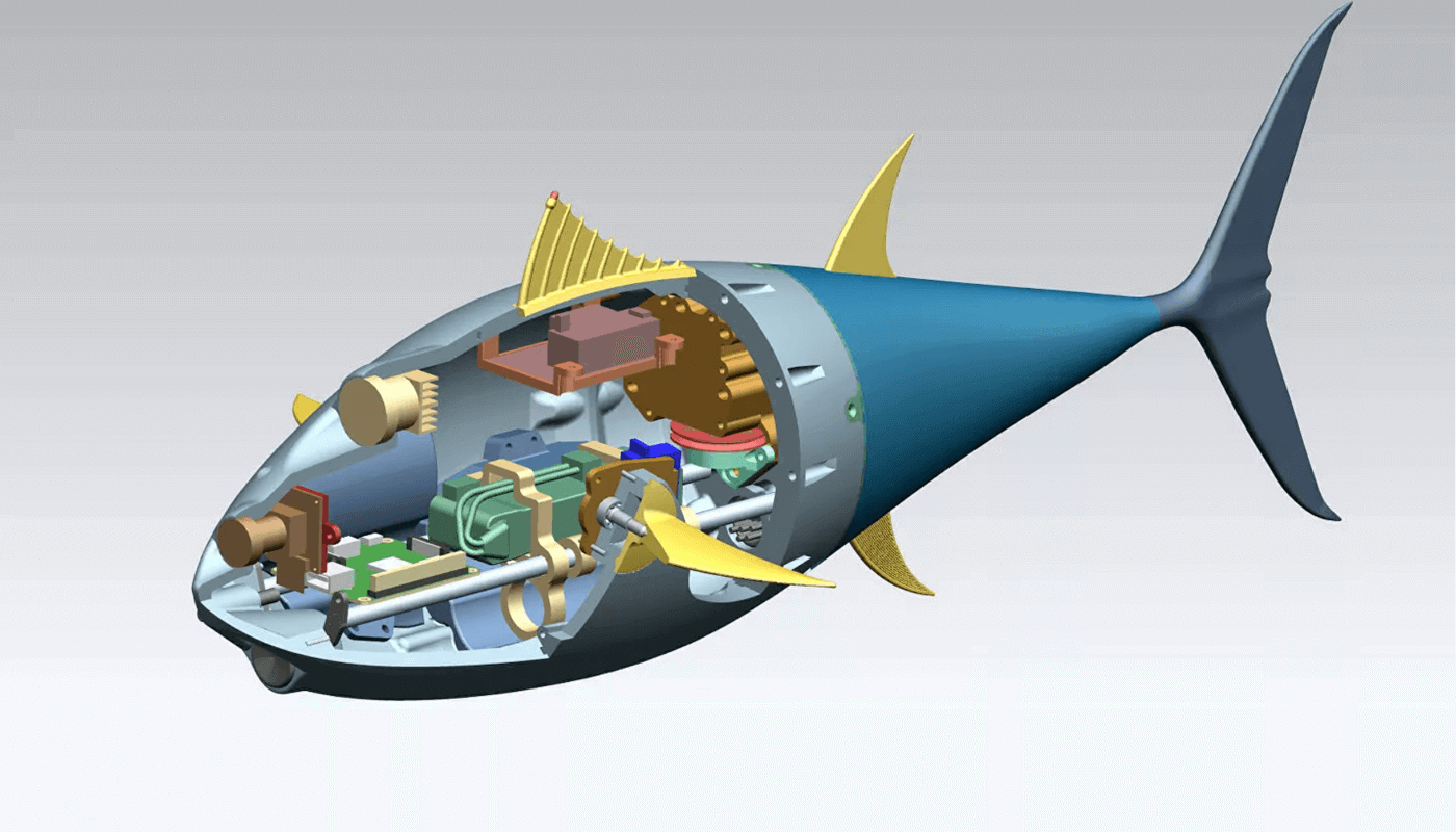 Биоморфный робот-тунец