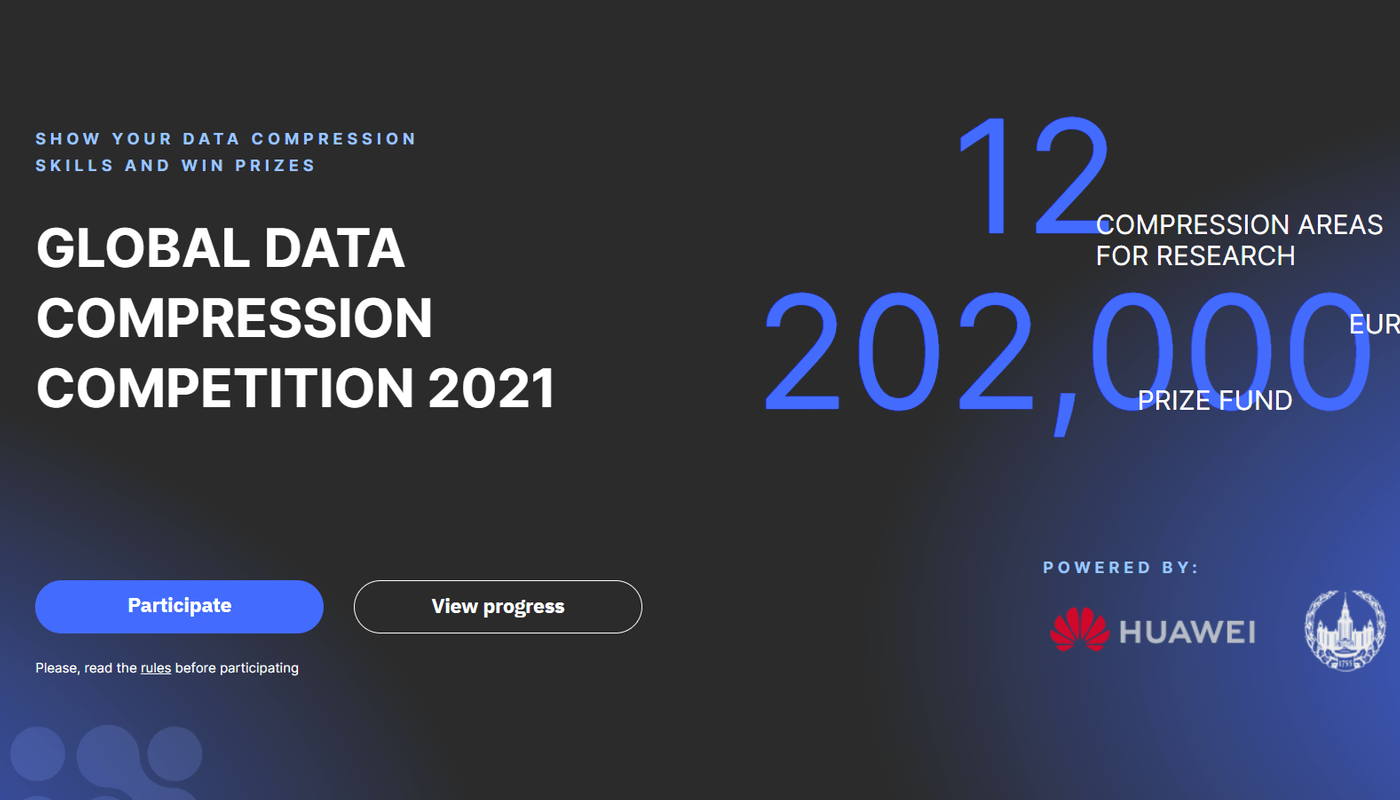 Global Data Compression Competition 2021