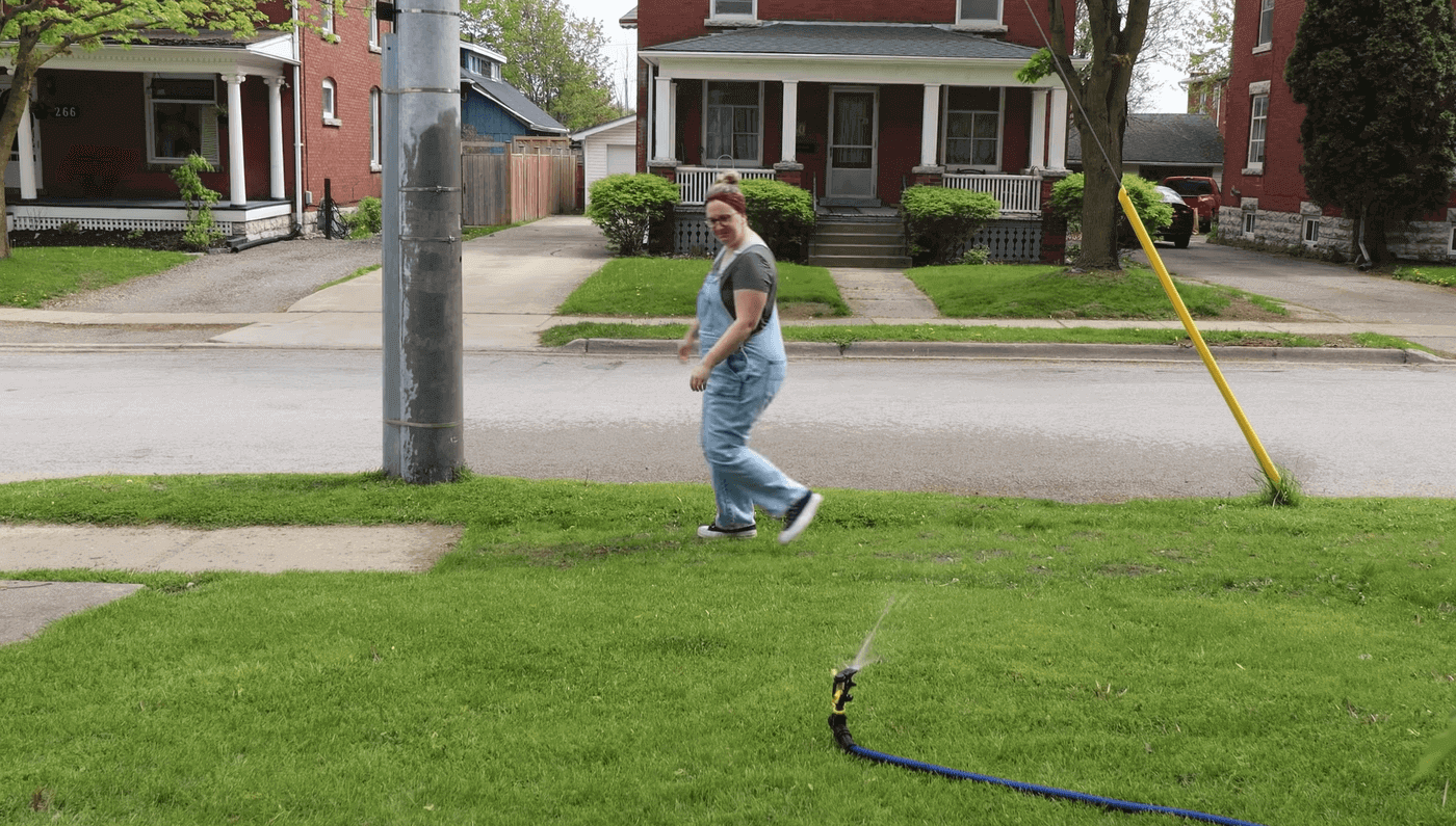 People-Detecting Lawn Sprinkler