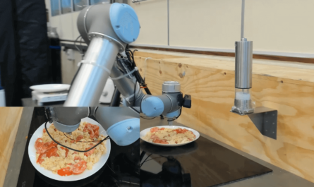 Пищу на ходу пробует робот-повар