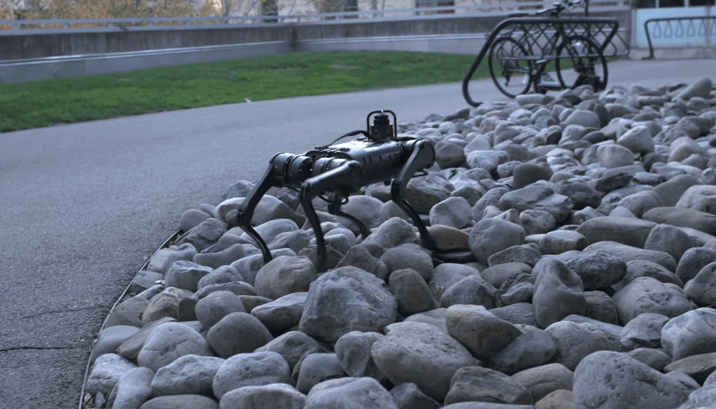 System Creating Robust Legged Robot