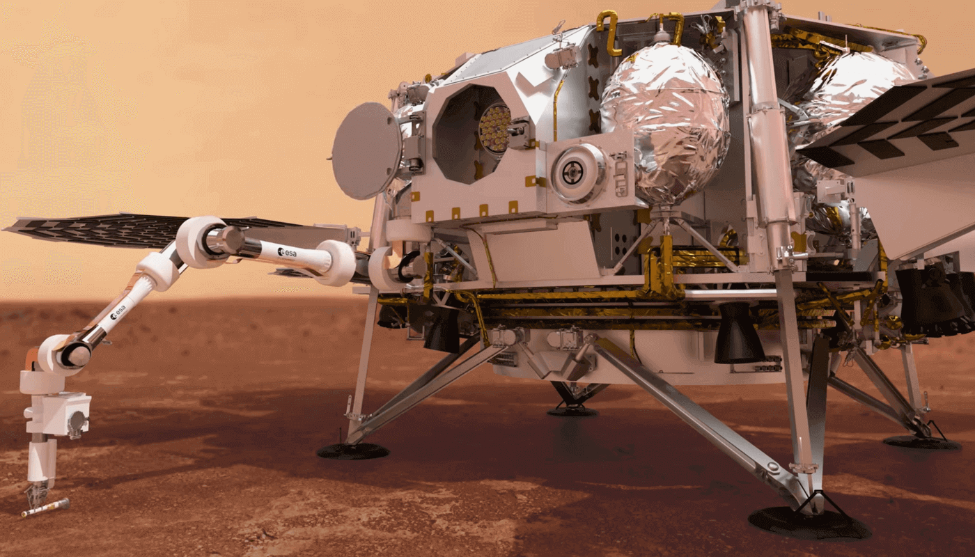 Hand robot for Mars