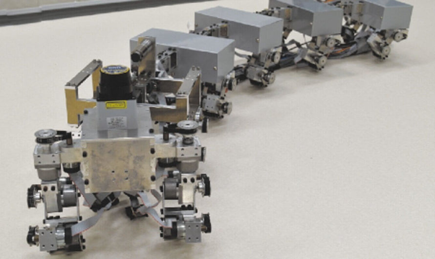 Создан робот-многоножка, который может менять гибкость своих суставов