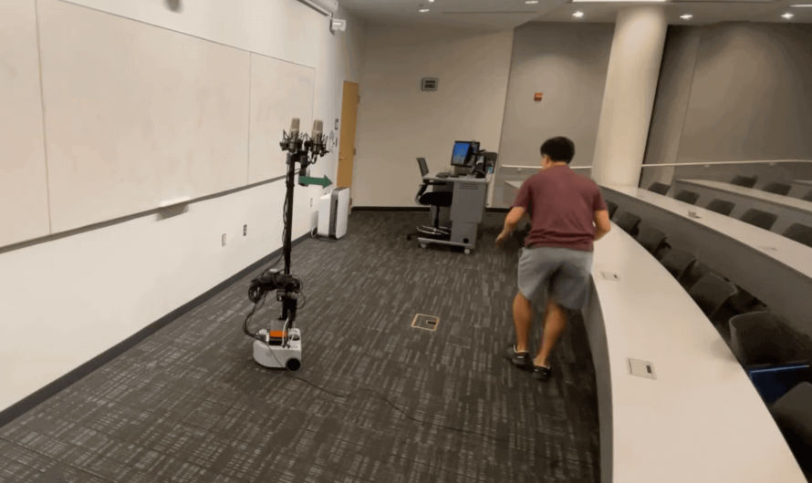 Робот с помощью машинного обучения обнаруживает людей по звукам